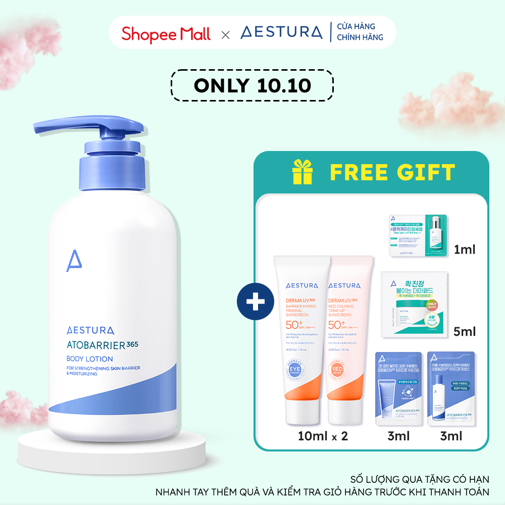 Lotion Dưỡng Thể AESTURA ATOBARRIER365 400ml