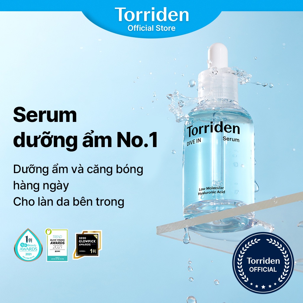 [Gói 2] [Chính Thức torriden] serum Dưỡng Ẩm cica cica cica Cân Bằng Để Hỗ trợ giảm mụn prone Dưỡng Ẩm Da Phát Sáng 50ml + 50ml