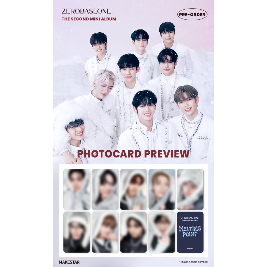 ZEROBASEONE - MELTING POINT 2ND MINI ALBUM DIGIPACK VER.