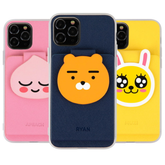 Galaxy S24◀Kakao FRIENDS {GALAXY S23 S22 S21 S20} Ốp điện thoại đựng thẻ PU 2