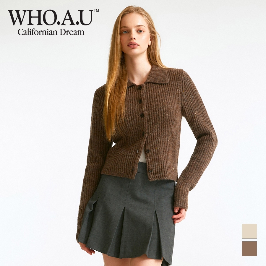 Áo Cardigan WHO.A.U WHCKD4T31F Nepsa Collar Cardigan Women Style