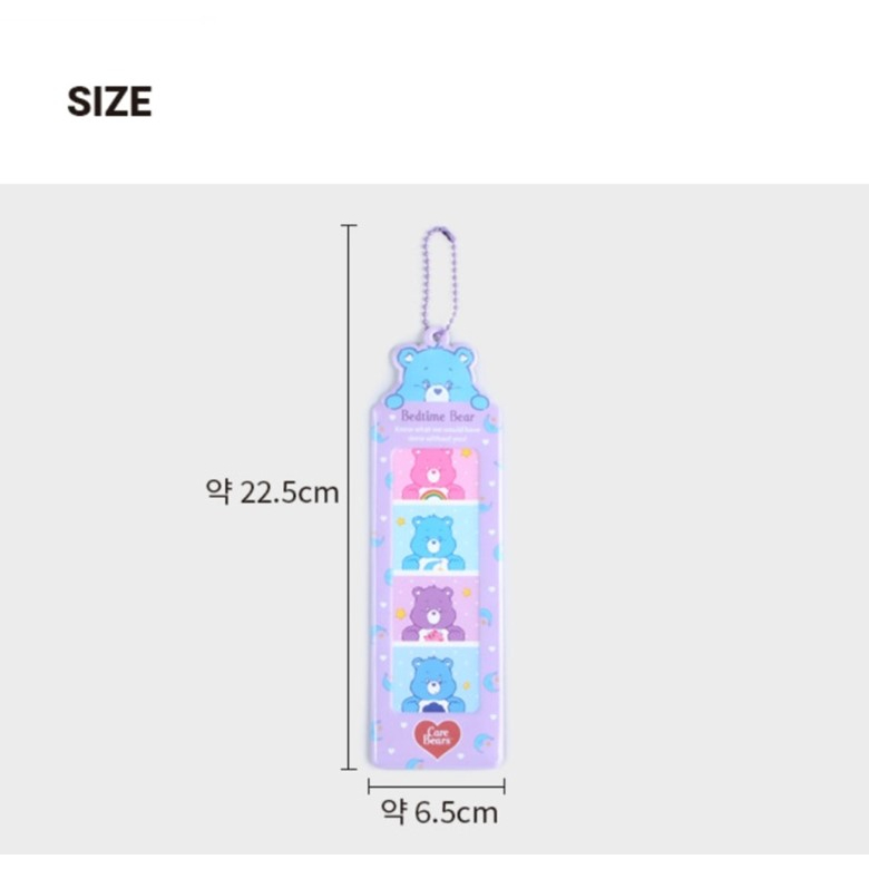 DAISO Móc Khóa Hàn Quốc / Hình 4 Cắt Hoa Cúc / Móc Khóa mini / Móc Khóa Hình Nhân Vật Gấu Và Búp Bê Dễ Thương