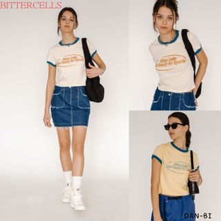 Áo Thun 2 Màu / free size / 100% Hàng Chính Hãng / Hàn Quốc
