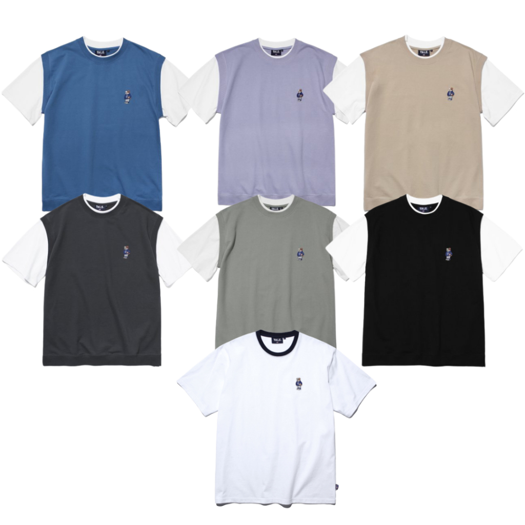 Áo thun Yale SS23 thiết kế layer order chính hãng Hàn Quốc