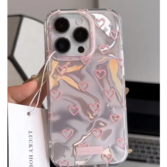 [Phong CÁCH HÀN QUỐC] HỒNG HỒ HỒNG HỒ IPHONE16 CASE