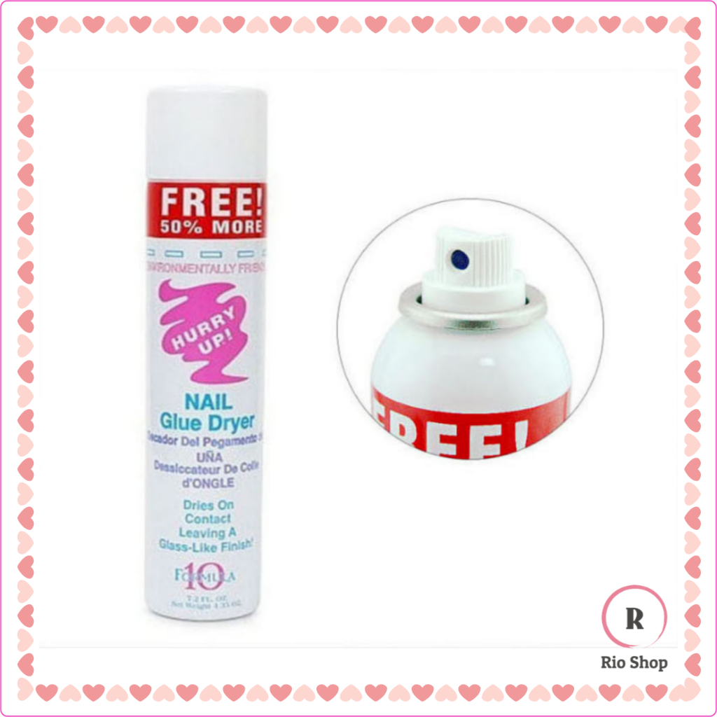 Xịt sấy keo dán móng tay Hurry Up x 200ml