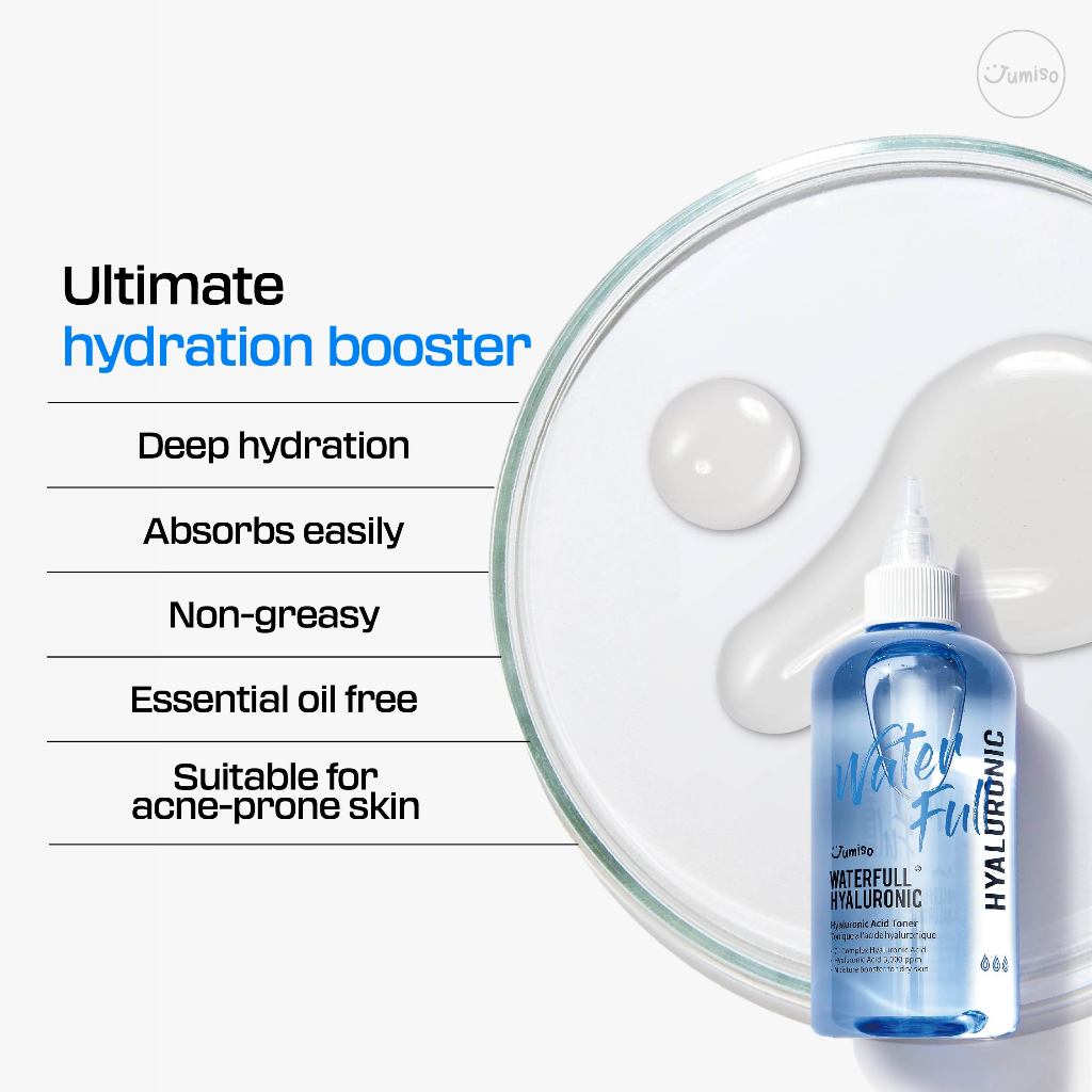 Toner dưỡng ẩm JUMISO Waterfull Hyaluronic 250ml