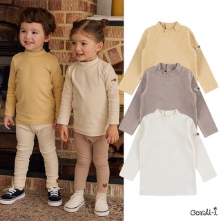 Cordi-i Áo cổ lọ thu đông chất vải dày cao cấp Plain semi-polar (T23FW)-AJ141  Bộ quần áo thời trang bé trai bé gái chính hãng Cordi Hàn Quốc