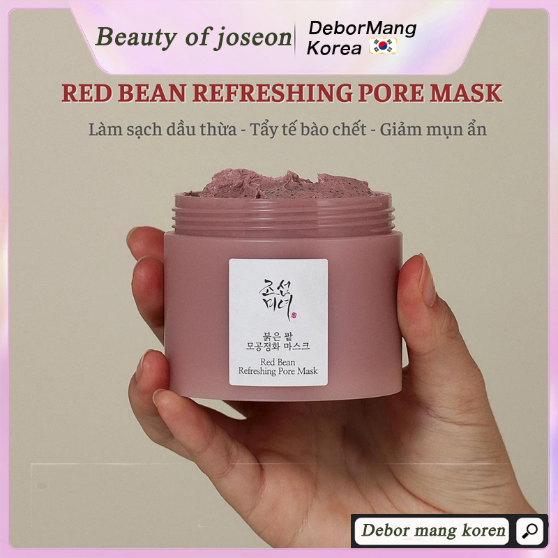 Mặt nạ đất sét đậu đỏ BEAUTY OF JOSEON RED BEAN PORE REFRESHING MASK