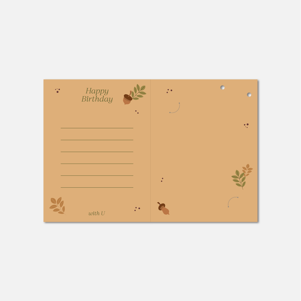 BoA ARTIST BIRTHDAY CARD