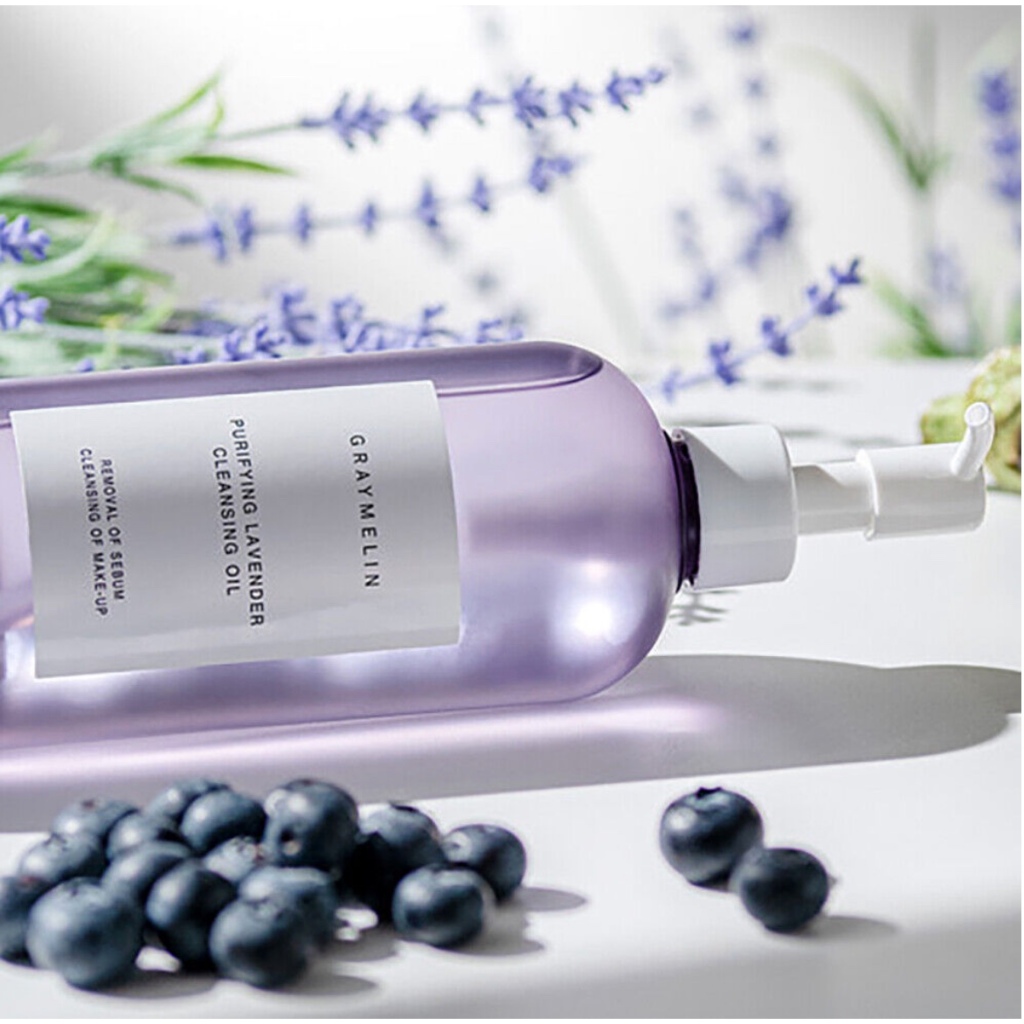 Dầu tẩy trang hoa oải hương Graymelin Purifying Lavender Cleansing Oil 400ml