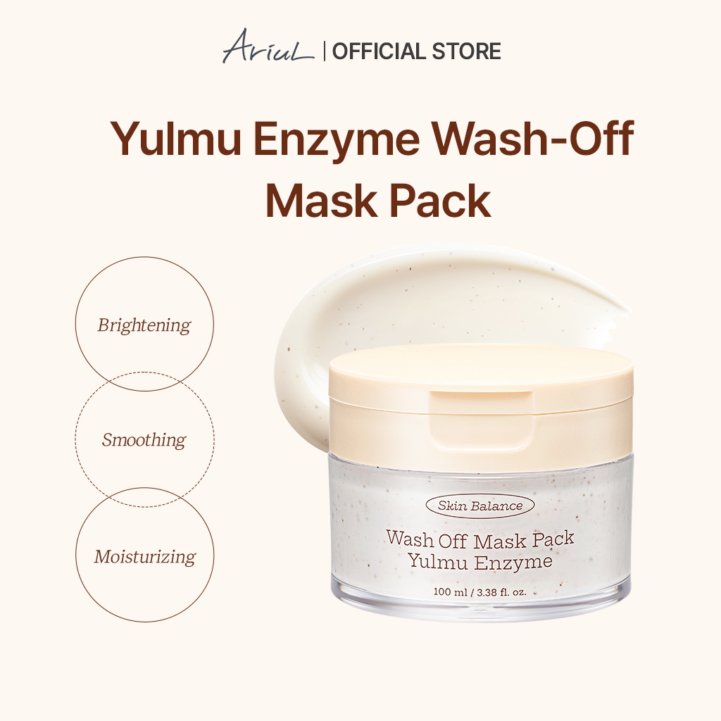[Ariul Official] l Yulmu Enzyme Wash-Off Mask Pack - Tạm biệt những lo lắng về da cứng đầu (ARSB001)