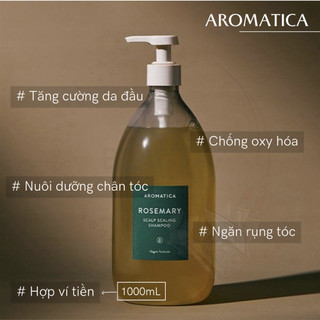 Dầu gội đầu hương thảo Aromatica Rosemary Scalp Scaling Shampoo 1000ml