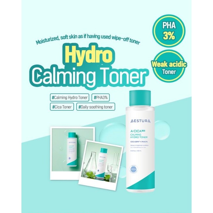 Mực Hydro Calming AESTURA A-Cica365 250ml