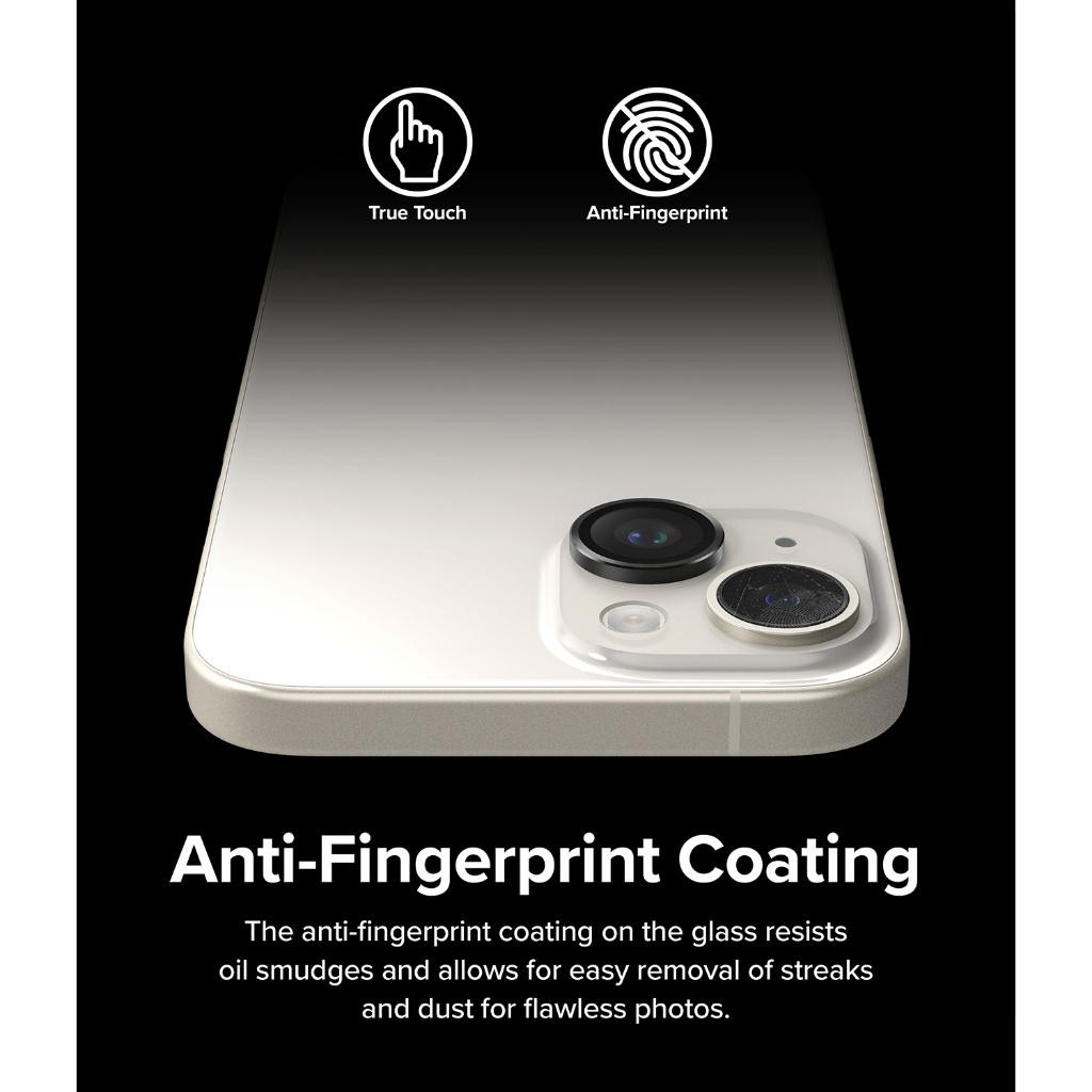 Ringke Khung Hợp Kim Nhôm Bảo Vệ Ống Kính Máy Ảnh Cho iPhone 15 Plus 15