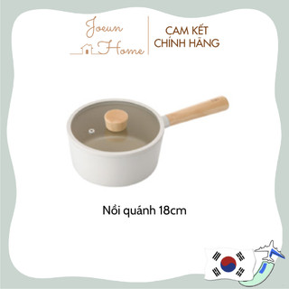 [Hàng chính hãng] Nồi chống dính đáy từ FIKA NEOFLAM làm từ nhôm đúc phủ gốm nồi quánh 18cm Hàn Quốc (màu trắng ngà)