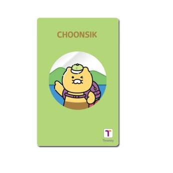 Thẻ T-money Thẻ vận chuyển KAKAO CHOONSIK Hàn Quốc