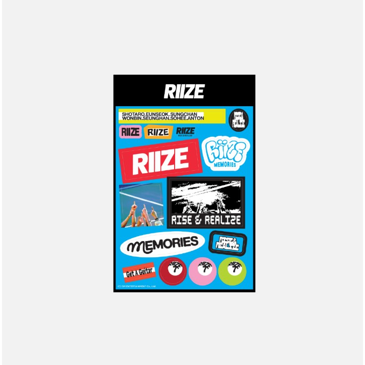RIIZE STICKER - Get A Guitar