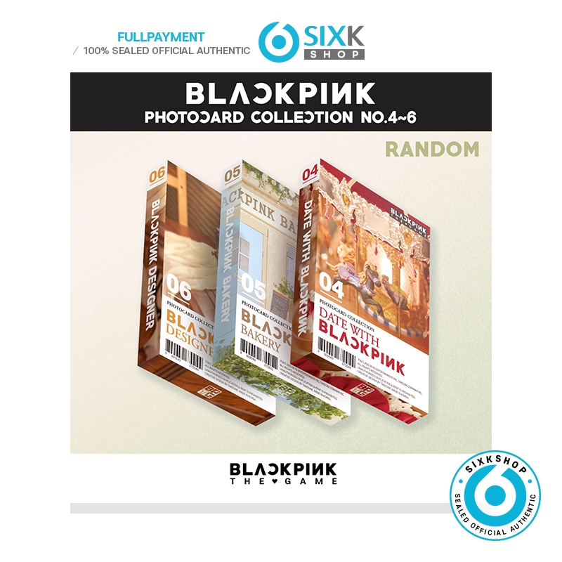 BLACKPINK  -The Game Photocard Collection No.4~6