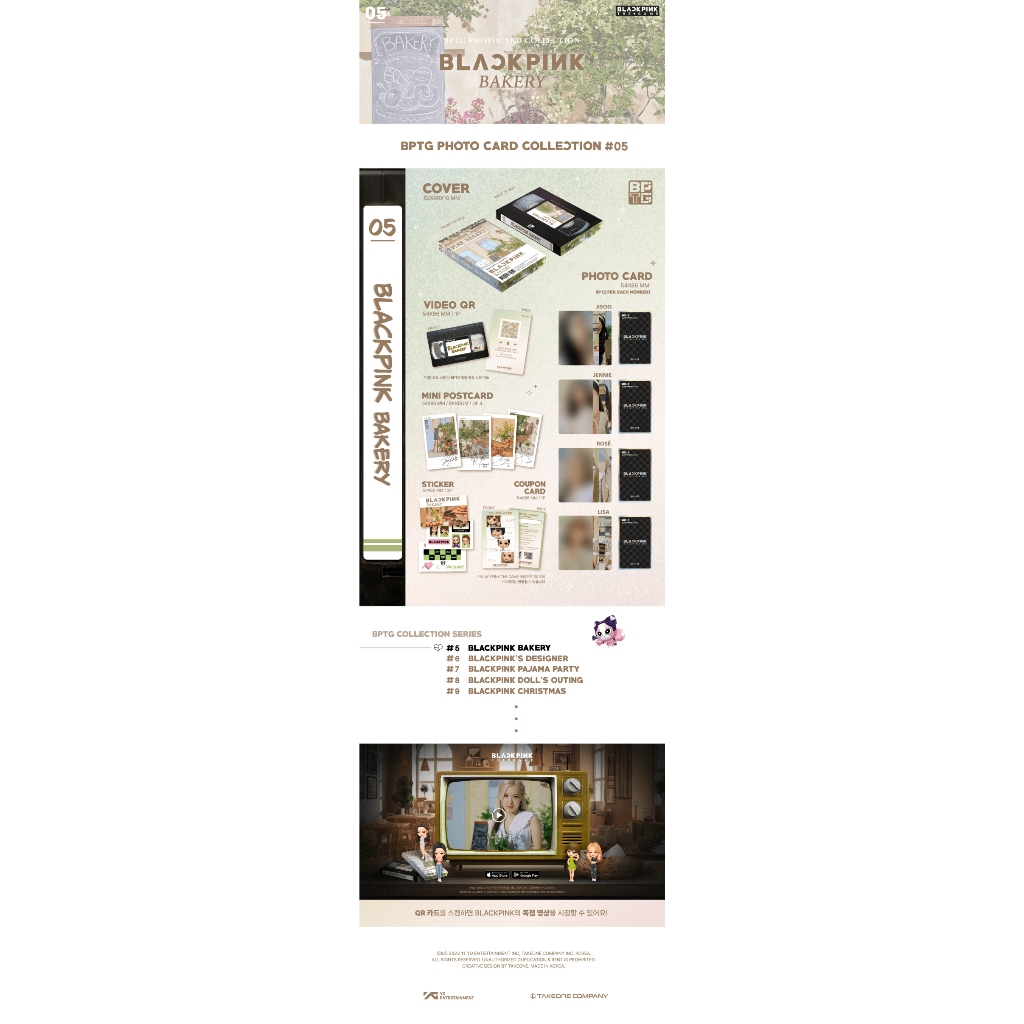 BLACKPINK  -The Game Photocard Collection No.4~6