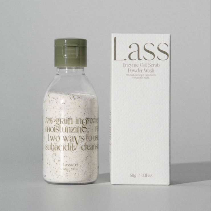 Lassieel Enzyme Oat Scrub Power Wash 60g