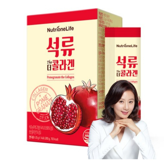 Que thạch collagen lựu Hàn Quốc (GMM collagen / bổ sung collagen / collagen Hàn Quốc /