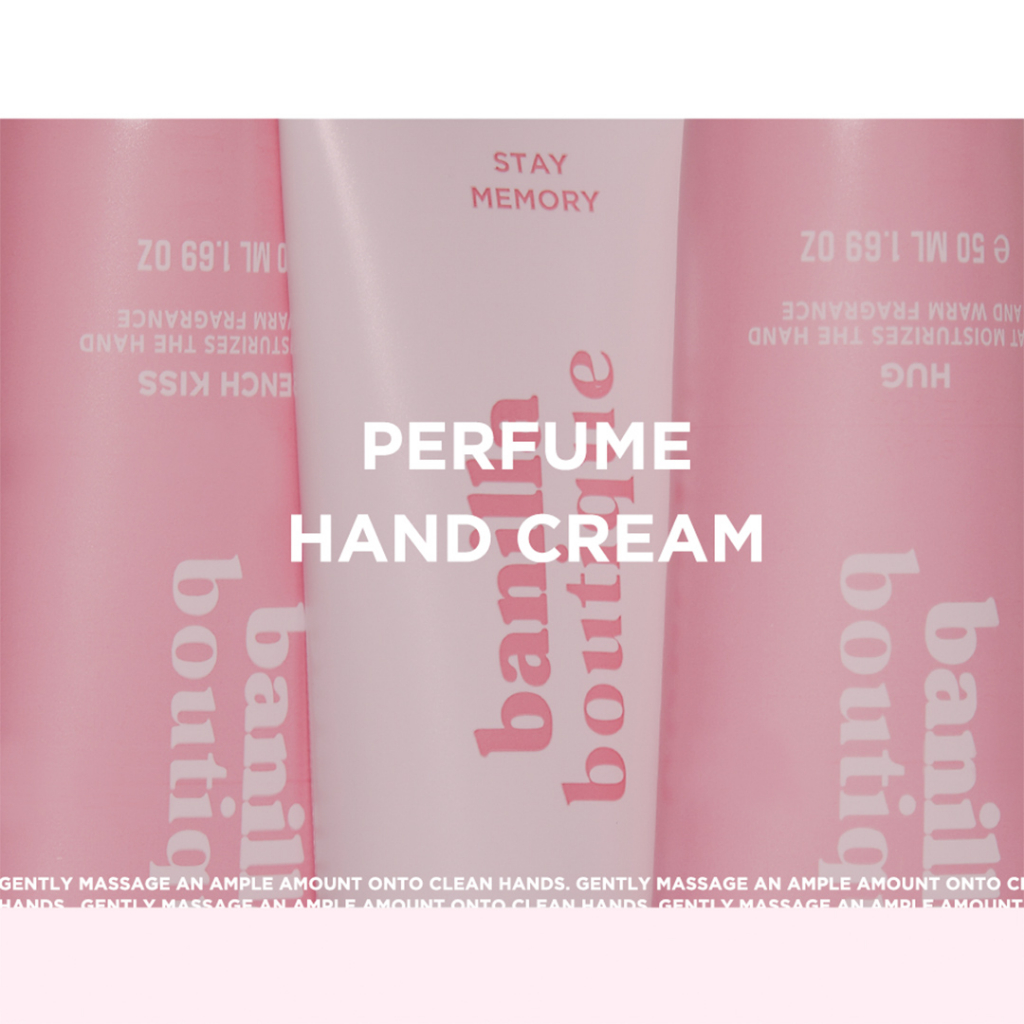 MANYO  Banilla Boutique Hug Perfume Hand Cream 50ml Kem Dưỡng Da Tay Hương Hoa Đào 50ml
