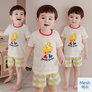 Cordi-i Bộ quần áo thun cotton thoáng mát cho bé trai bé gái Softcon Kids Short T-Shirt Set (23SS)_CF160 chính hãng Cordi-i Hàn Quốc