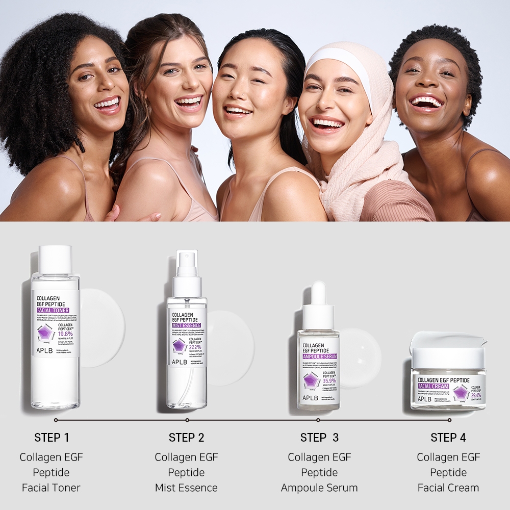 Toner Dưỡng Ẩm Chống Lão Hóa Tăng Độ Đàn Hồi Cho Da APLB Collagen EGF Peptide Facial Toner 160ml
