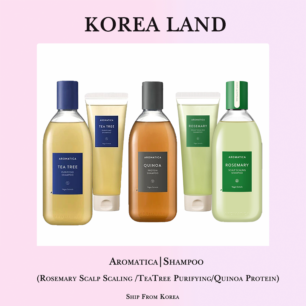 Nước Hoa Aromatica | Dầu Gội Hương Thảo / Tràmary / Sữa Dưỡng Da Đầu 180ml / 400ml