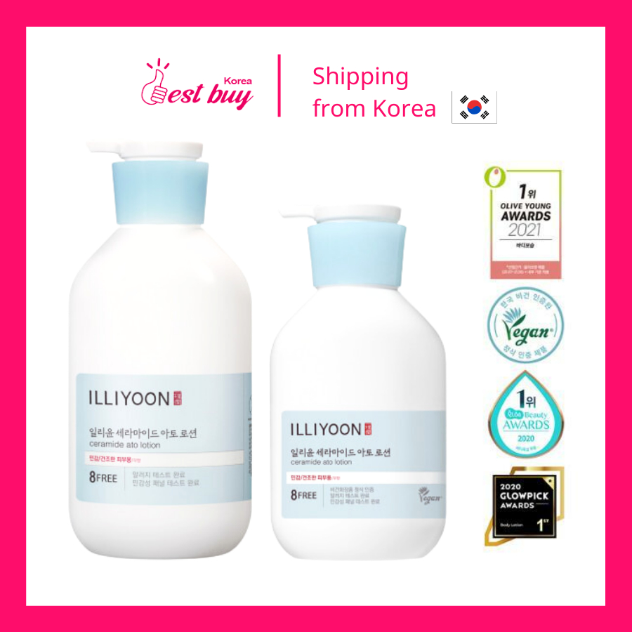 Sữa dưỡng ẩm dịu nhẹ cho da Illiyoon Ceramide Ato Lotion 334ml, 600ml