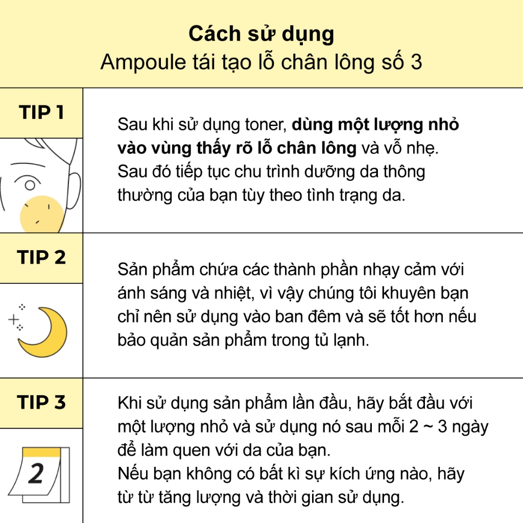 Gel NUMBUZIN tái tạo lỗ chân lông số 3