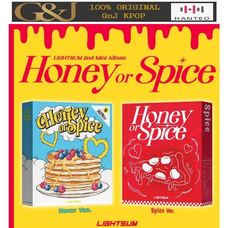 LIGHTSUM 2nd Mini Album Honey or Spice Select Version