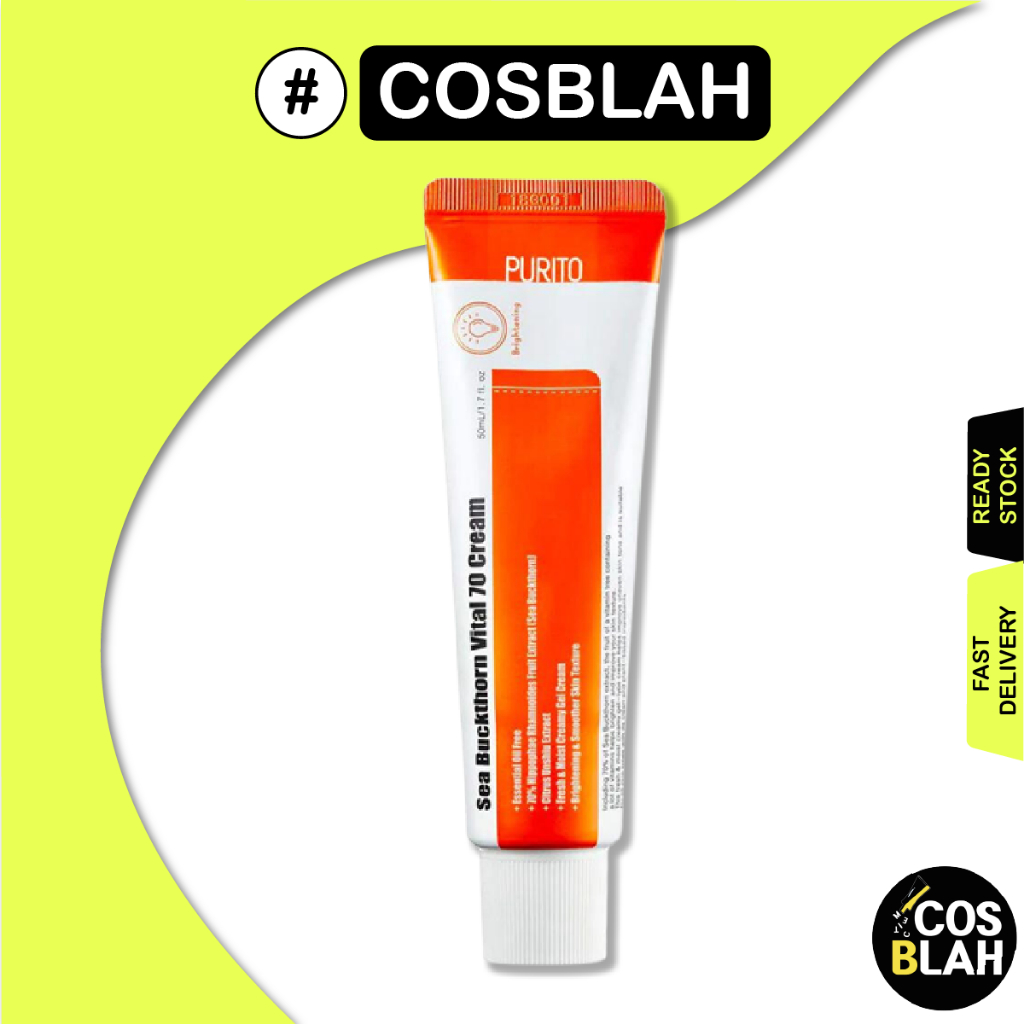 Kem Sinh Tố Purito Sea Buckthorn Vital Cream 70Ml [EXP2024.04]
