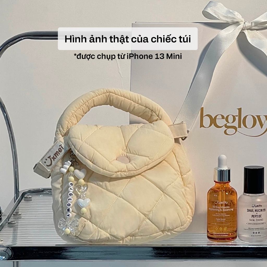 Set túi Meichan - All Day Vitamin Balancing & Brightening Serum 50ml và Snail Mucin 95 + Peptide Facial Essence 50ml