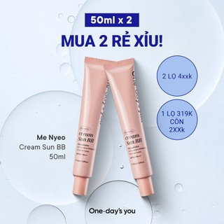  Kem Chống Nắng Chống Thấm Nước Không Trôi | ONE DAY'S YOU Me Nyeo Sun BB Cream (50mlx2)