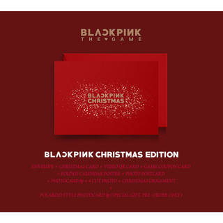 (CHRISTMAS EDITION) BLACKPINK  [THE GAME] PHOTOCARD COLLECTION (23rd Dec.2023)