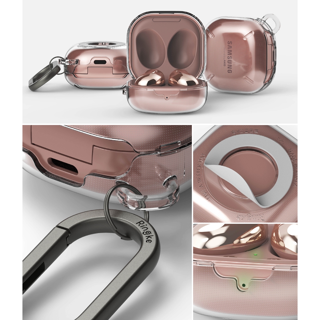 Ringke Siêu Mỏng Cho Galaxy Buds FE 2 Pro Buds 2 Buds Pro Buds Live