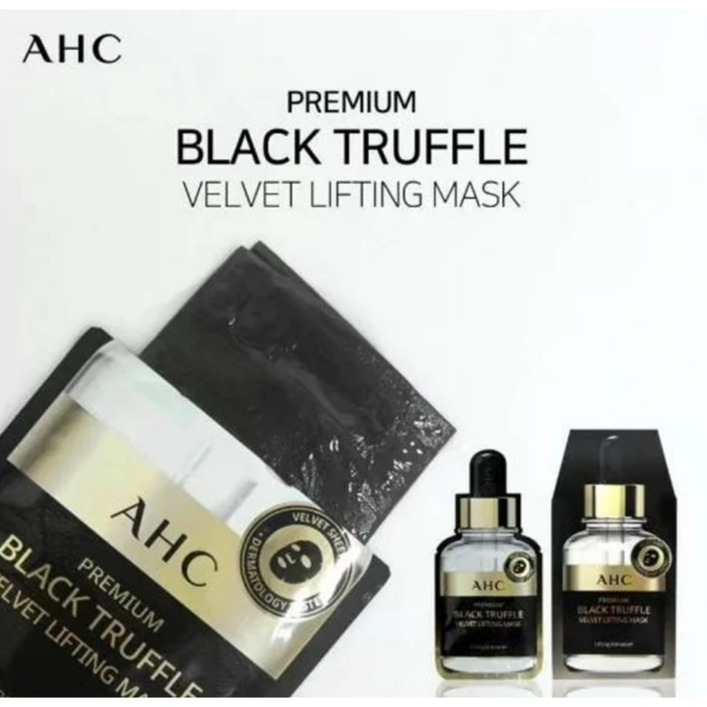 Mặt Nạ AHC Hàn Quốc  Premium Black Truffle Velvet Mask  30g x 5 Miếng