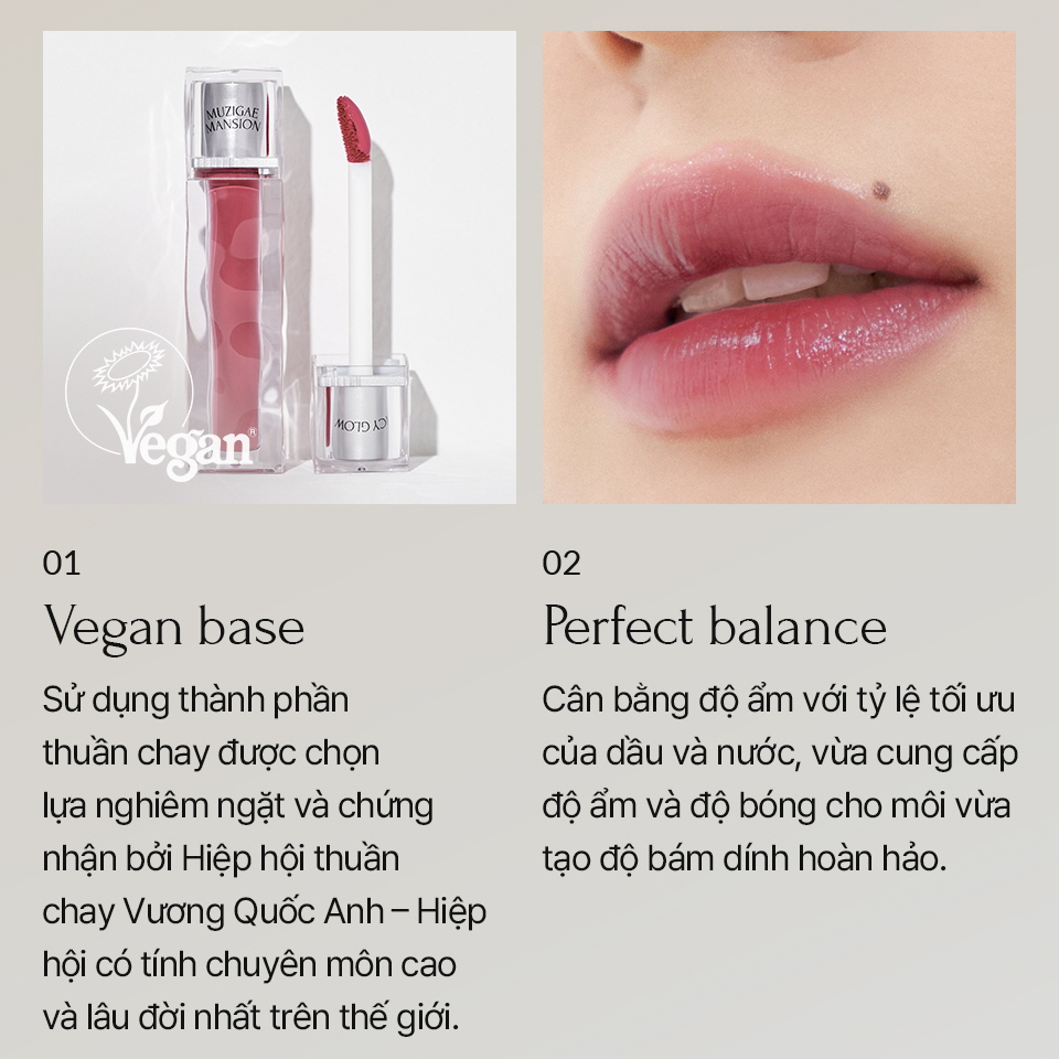 MUZIGAE MANSION SON TINT BÓNG MƯỢT ICY GLOW