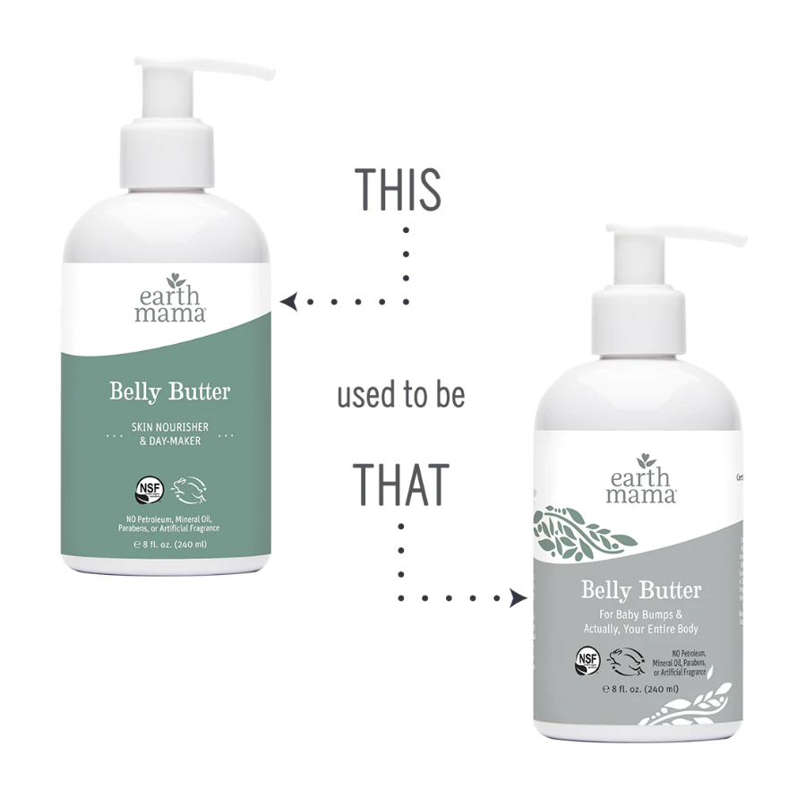 Lotion hữu cơ dưỡng ngăn rạn da bụng bầu Earth Mama Belly Butter 240ml