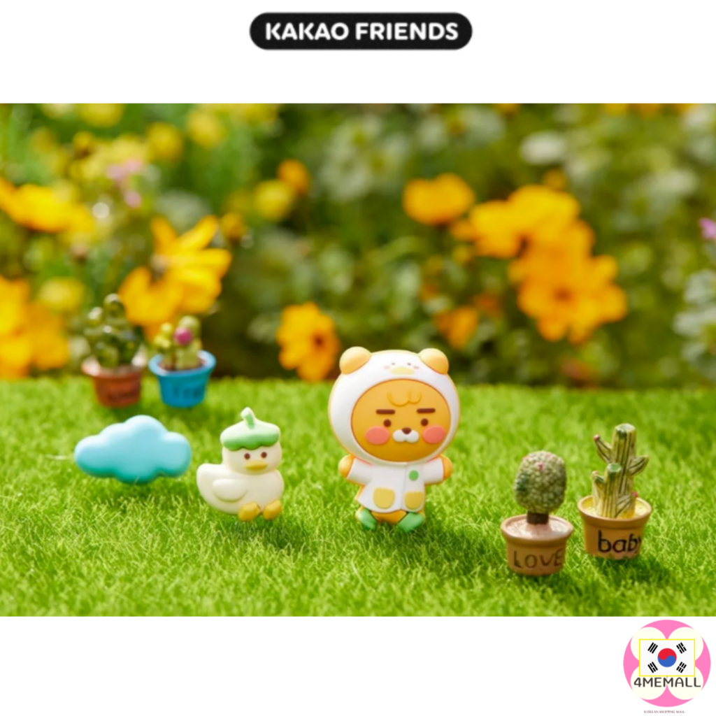 Kakao friends 1 Set Phụ Kiện Trang Trí Giày Bằng Silicon Hình Trái Cây ryan muzi apeach