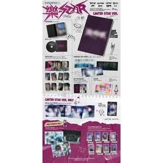 (LIMITED STAR Ver.) STRAY KIDS [樂-STAR (ROCK-STAR)] 8th MINI ALBUM (BDM POB)