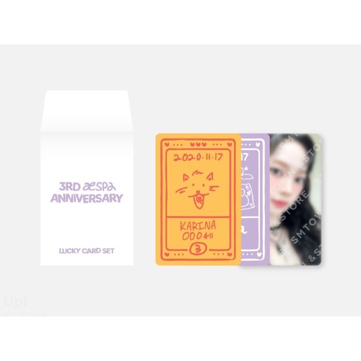 Aespa 3rd Anniversary Lucky Card Set