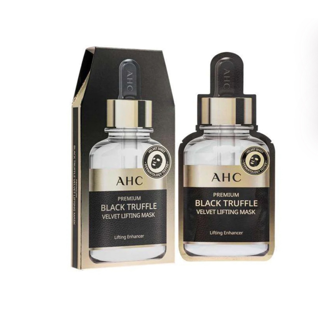 Mặt Nạ AHC Hàn Quốc  Premium Black Truffle Velvet Mask  30g x 5 Miếng