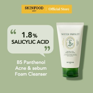  Sữa rửa mặt rau mùi tây nước tạo bọt chứa B5 làm sạch dầu nhờn và bụi bẩn Pantothenic Water Parsley Refresh Cleansing Foam 150ml