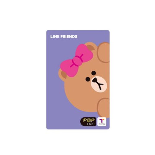 T-money line friends Thẻ Vận Chuyển Hàn Quốc cony sally choco