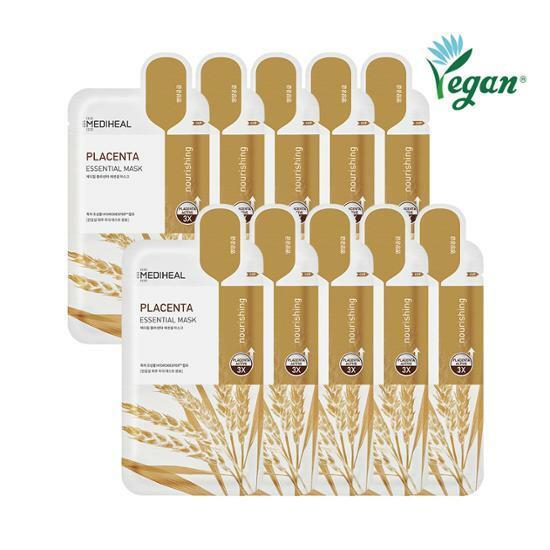 MEDIHEAL  Set 10 Mặt Nạ Tảo Biển Mixdair collagen Trà Xanh Làm Bằng Thủ Công