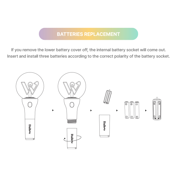 Đèn cổ vũ Lightstick chính thức IST Entertainment WEEEKLY Official Lightstick