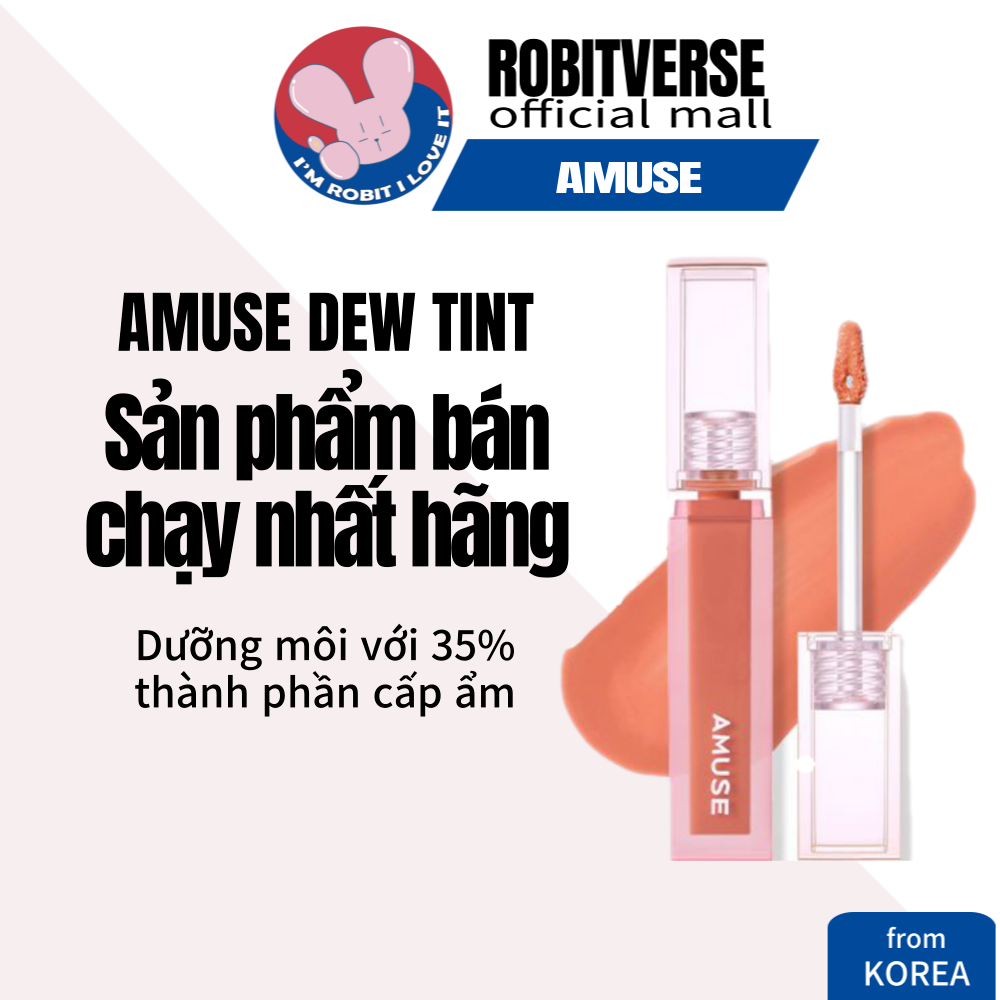 [AMUSE] Hàng mới về - Son môi Amuse dew tint 12 màu tùy chọn amuse / amuse dew tint / amuse tint / a